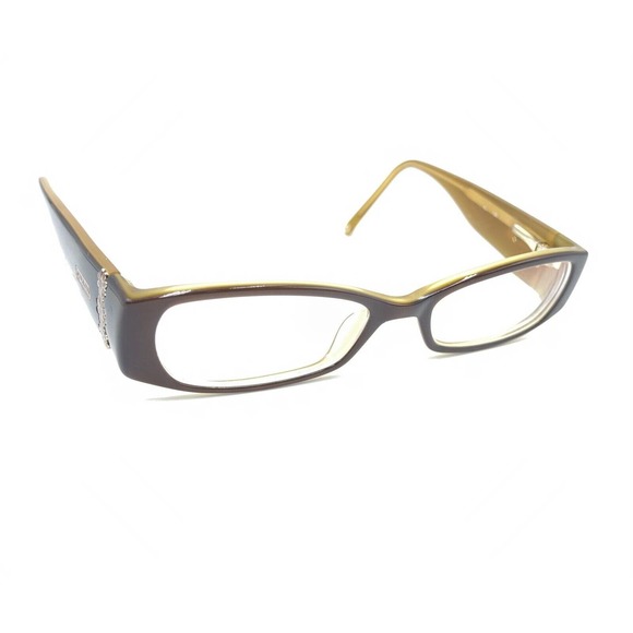 Coach Ileana 2017 Brown Tortoise Rectangular Eyeglasses Frames 47-16 135 Daisies - Picture 1 of 12